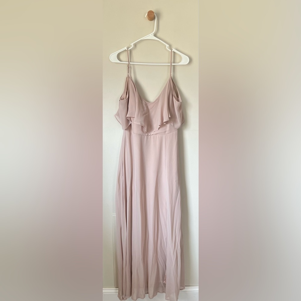 Bird Grey Jane convertible Chiffon Taupe bridesmaid dress